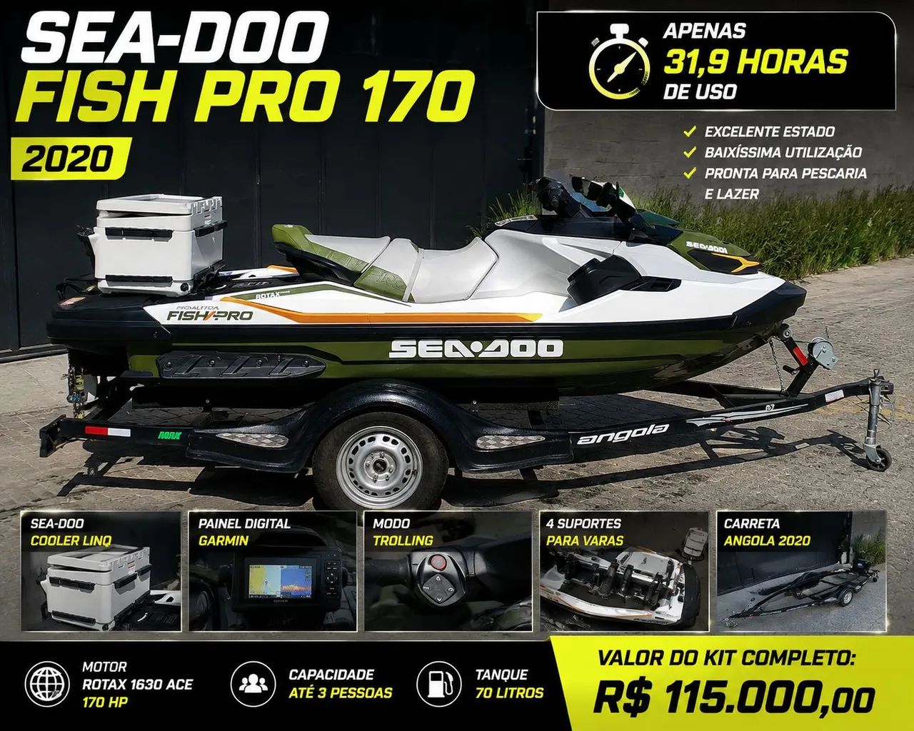 Jet ski Sea-Doo Fish Pro 170