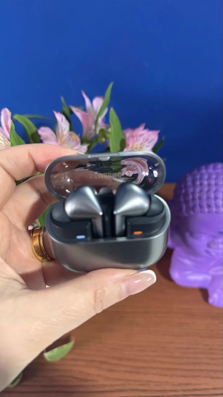 Samsung Galaxy Buds3 Pro Prata com Estojo Original