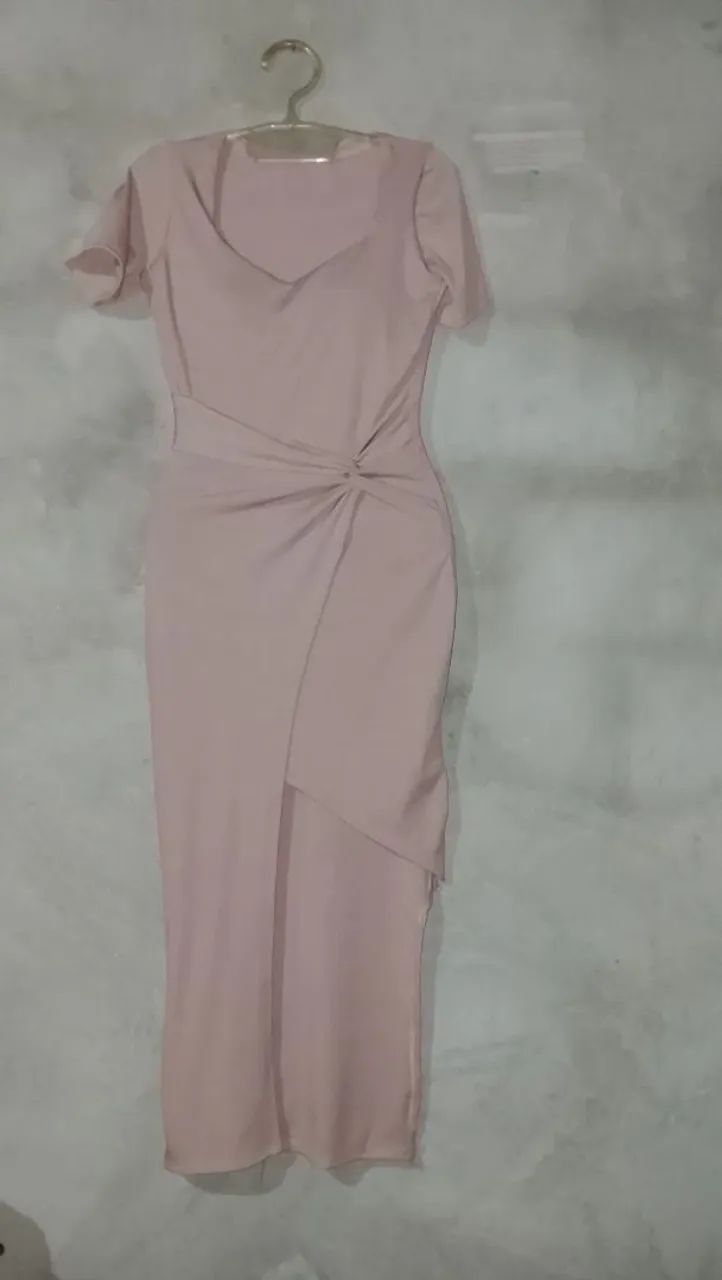 Vestido Canelado Longo 