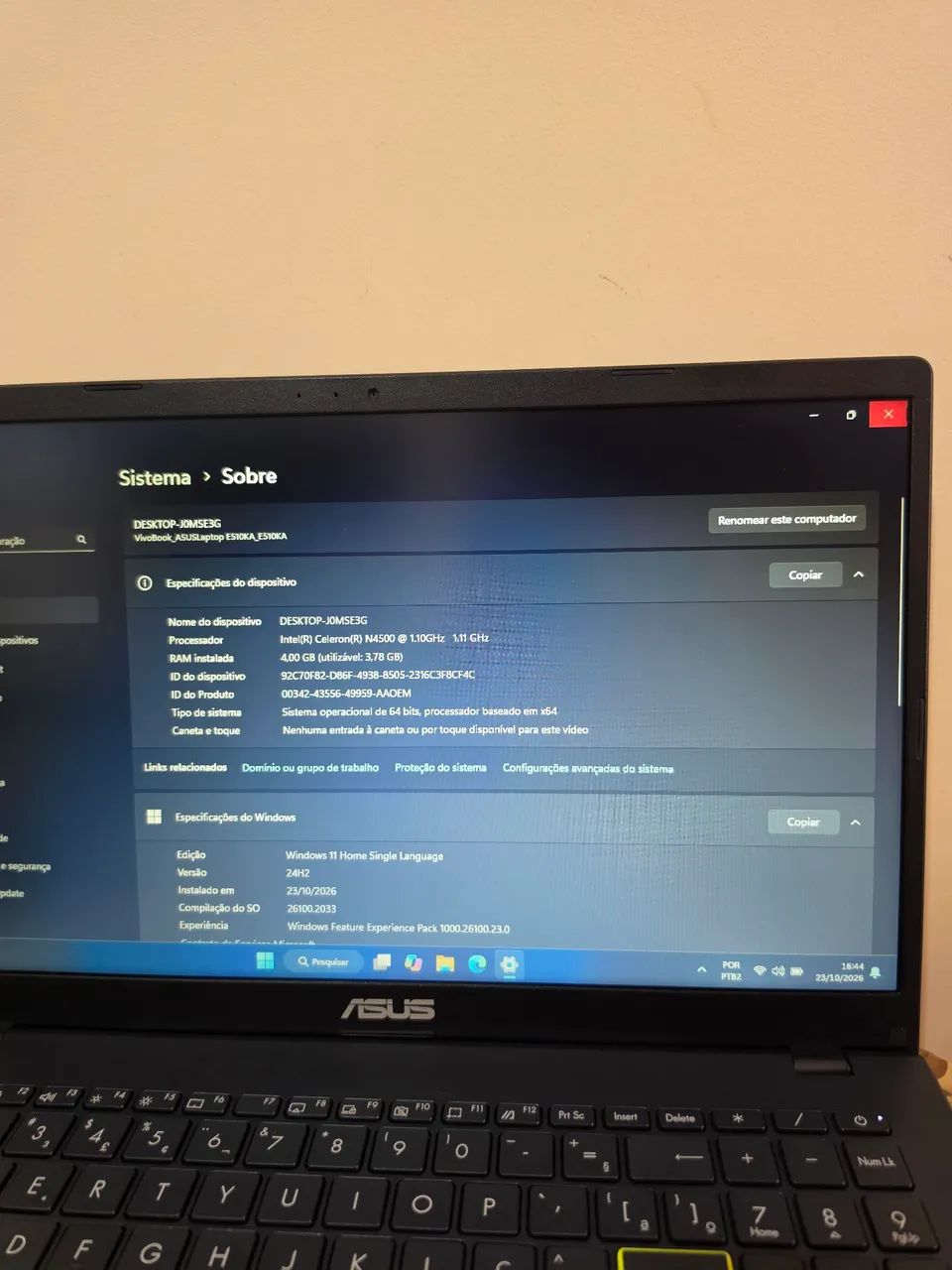 Notebook asus 15,6 polegadas  - Foto 4