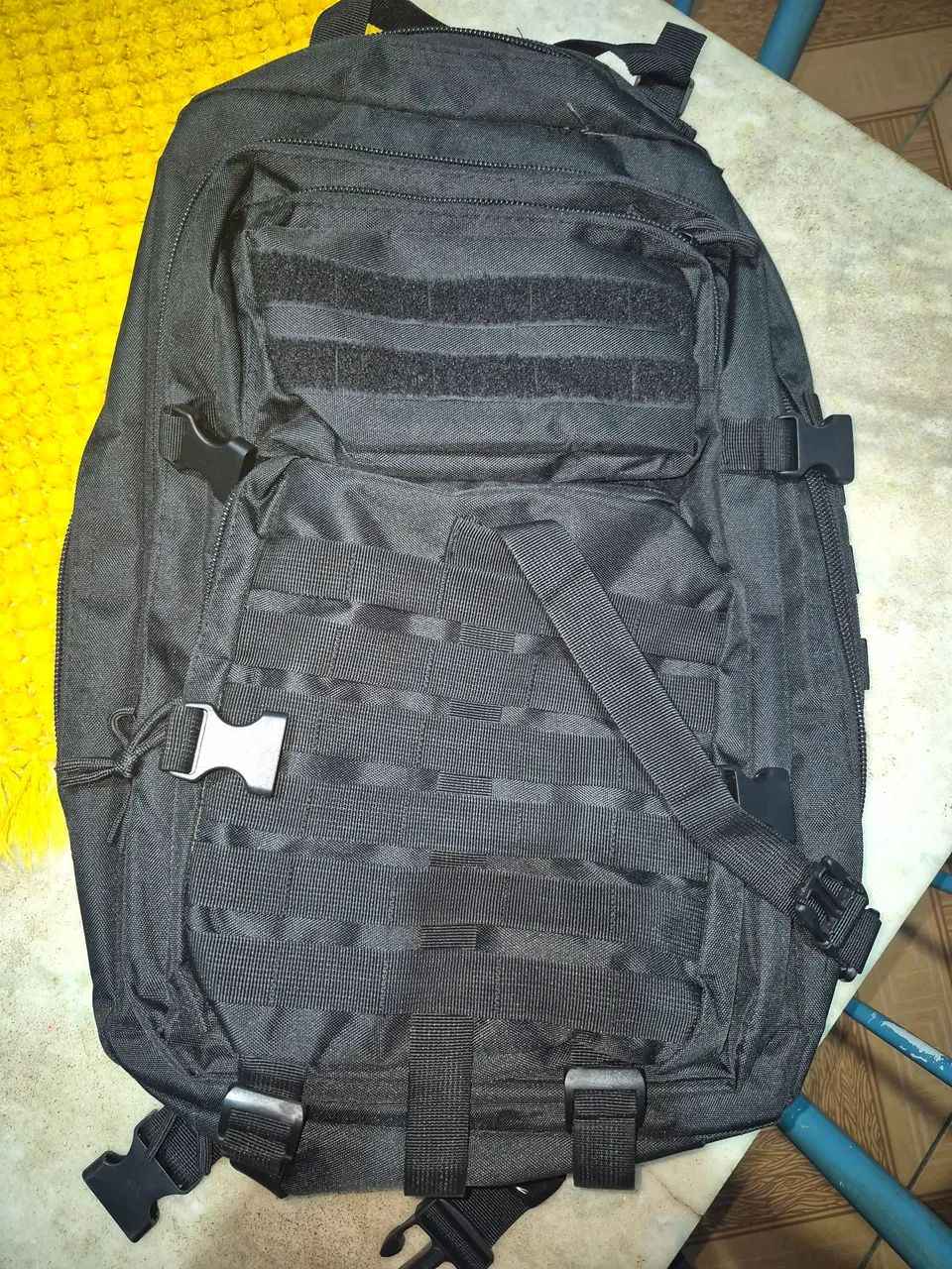 Mochila tática militar 50 litros - preta