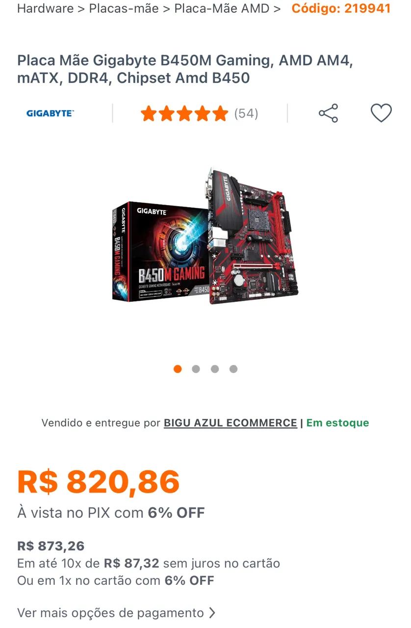 B450M Gaming Lacrada - Foto 3