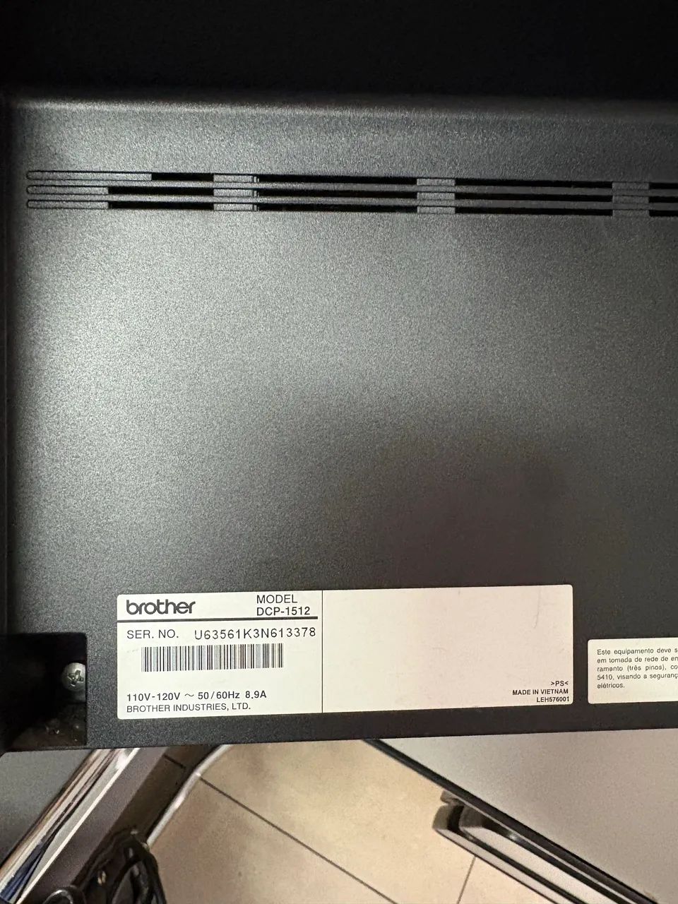 Impressora Brother DCP-1512 c/ defeito - Foto 2