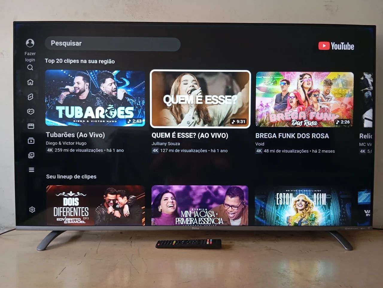 Tv Philco 55 polegadas SMART 4K 