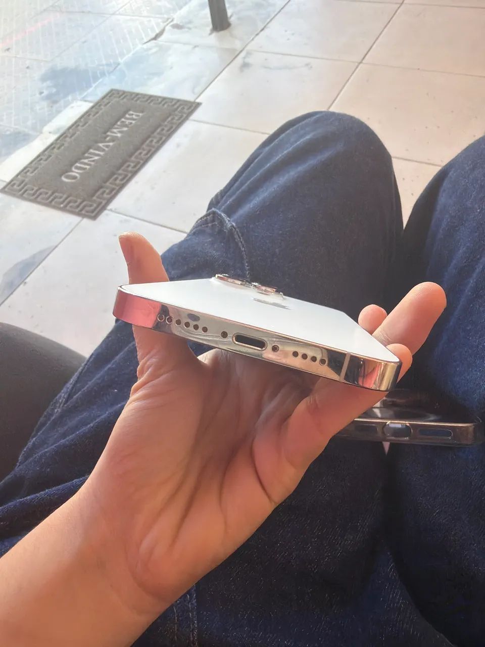 iphone 14 pro max 256gb branco - Foto 3