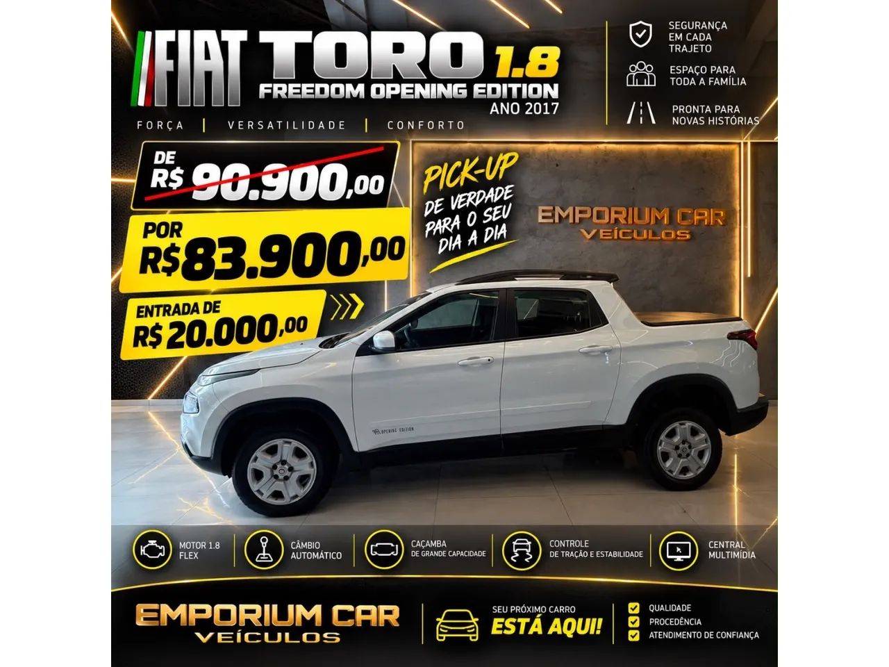 Fiat Toro FREEDOM 1.8 16V FLEX AUT. 2017