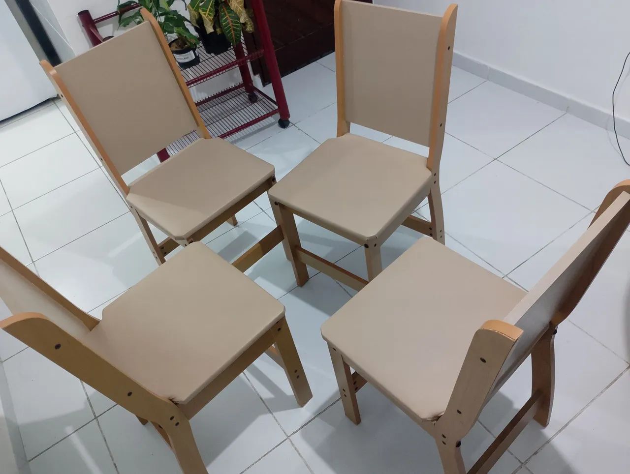 Conjunto de 4 cadeiras para salar de jantar