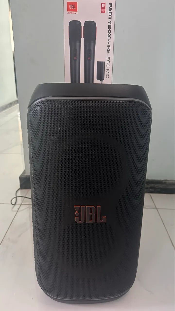 JBL PartyBox club120 com microfones  - Foto 3