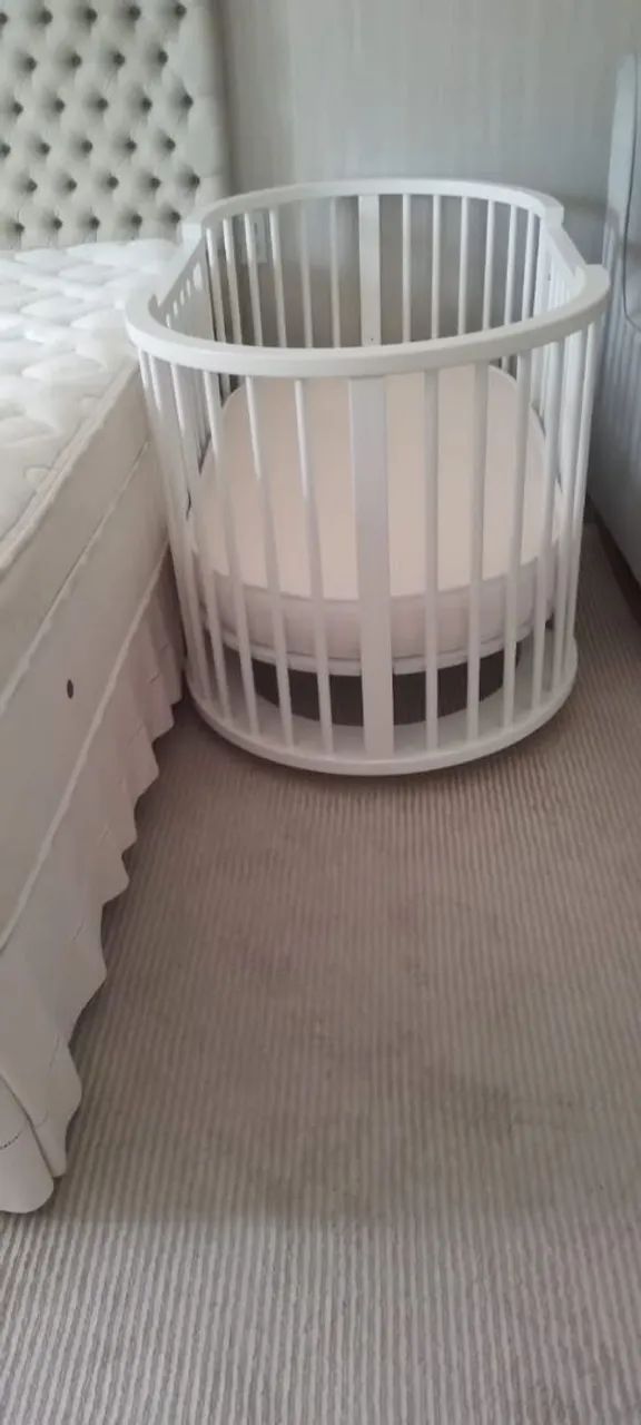 Berço do sonho arredondado e cadeirinha prima pappa zero3