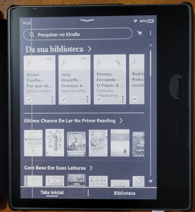 Leitor Kindle Oasis 10ª Geração 32GB Amazon e-reader - Foto 2