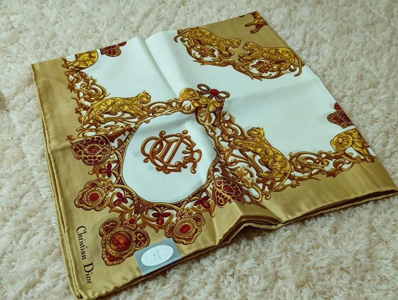 Lenço  Christian Dior original comprado no Japão com nf 
