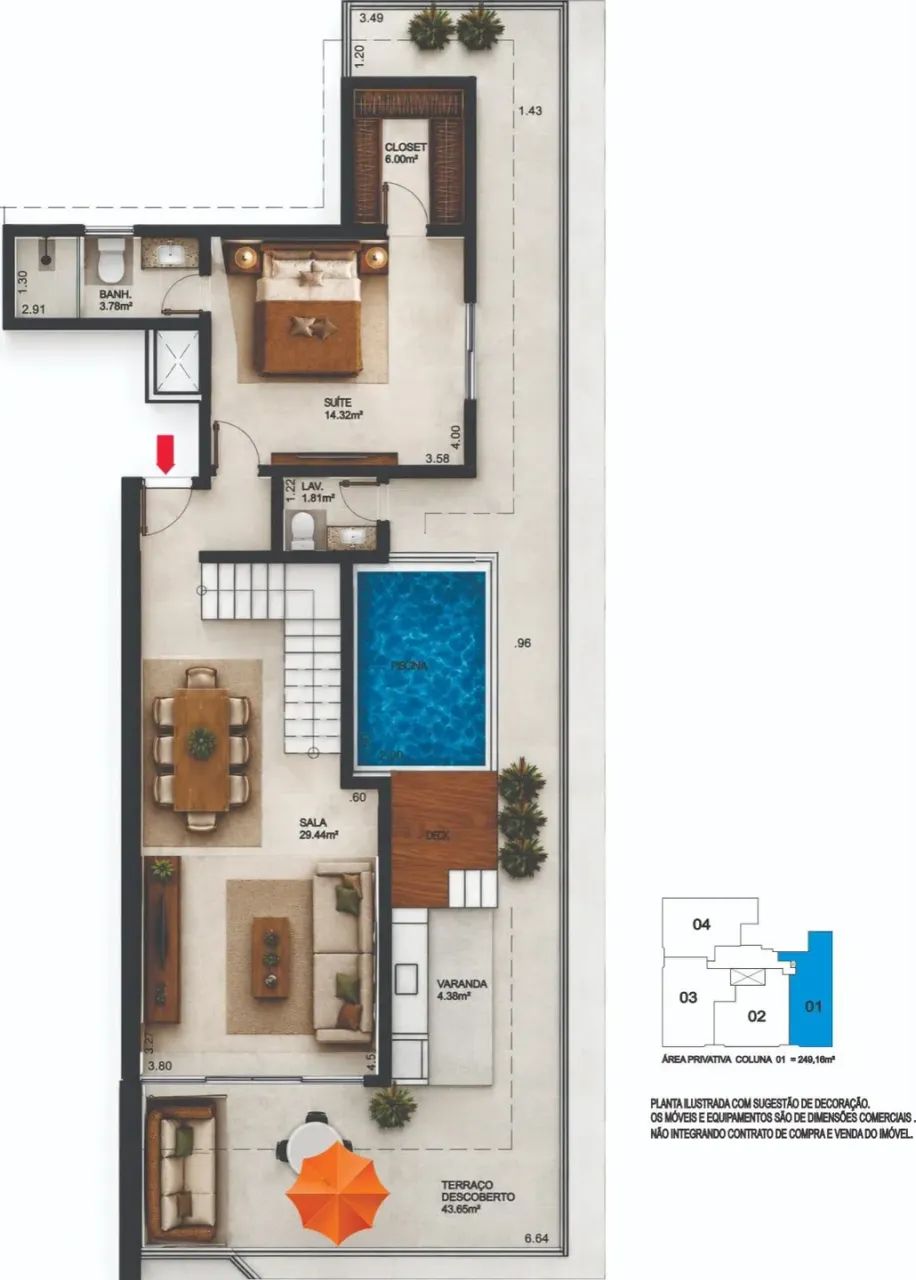 Coberturas 04 quartos em Costazul, Rio das Ostras/RJ - Foto 4