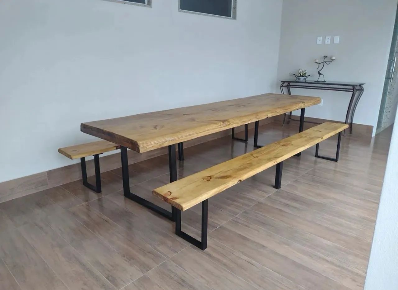 Mesa rústica 