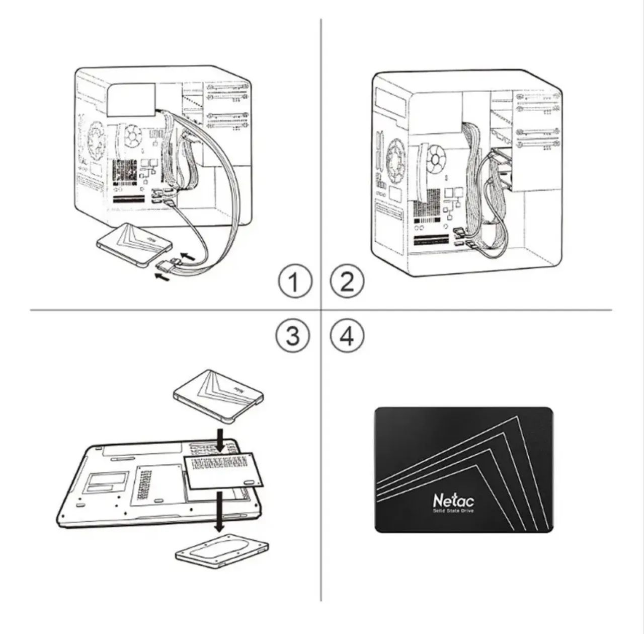 SSD Netac 512GB - Foto 4