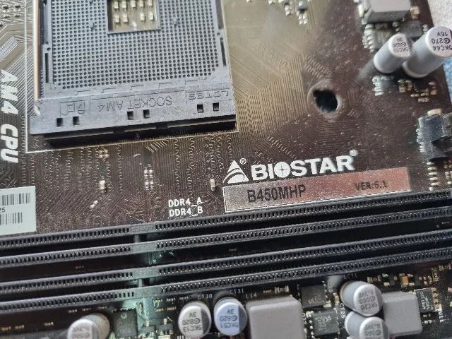 Placa Mãe AMD BioStar B450MHP - Foto 2