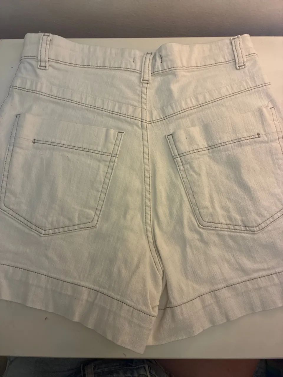 Short  Marfino Branco 42 - Foto 2