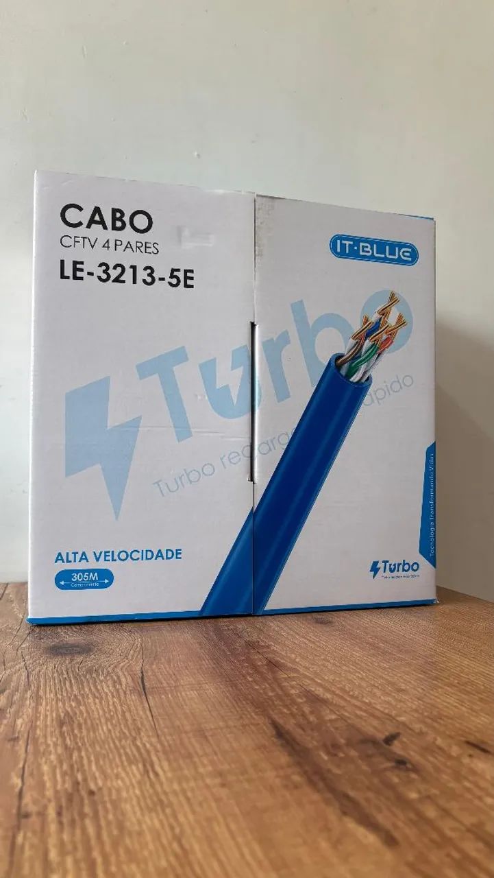 Caixa De Cabo De Internet 305M Cat5E Alta Velocidade! - Foto 2