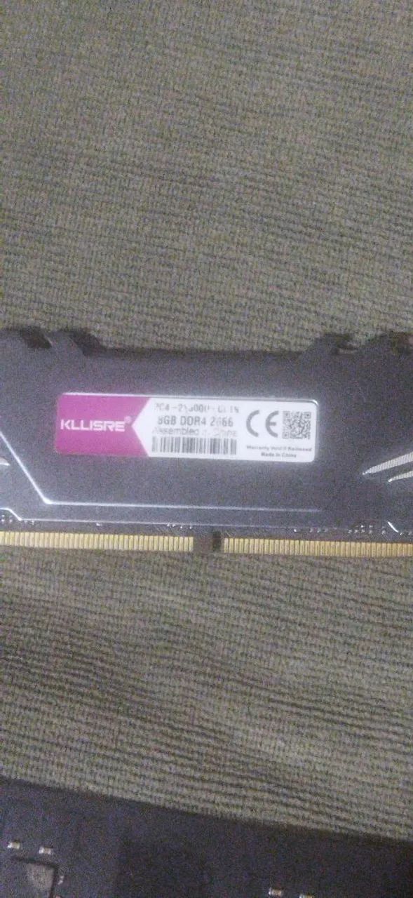 16GB (2x8GB) DDR4 2666MHz Kllisre - ECC Unbuffered (Ler Descrição) - Foto 2