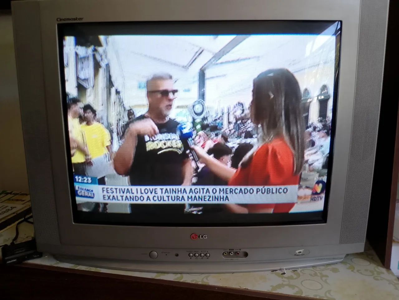Tv lg cinemaster 40 ótimo estado - Foto 3