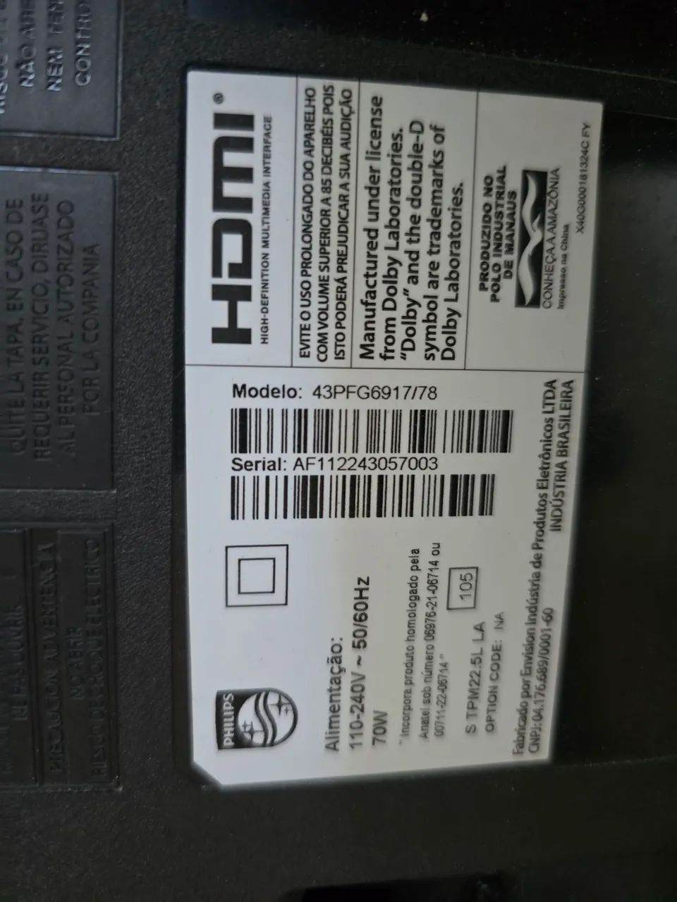 Vendo TV SMART ANDROID PHILIPS 43' - Foto 2