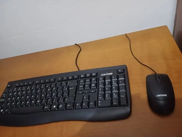  Kit Teclado E Mouse Centrium Com Fio - Estado De Novo (2 Meses Uso) - Foto 3