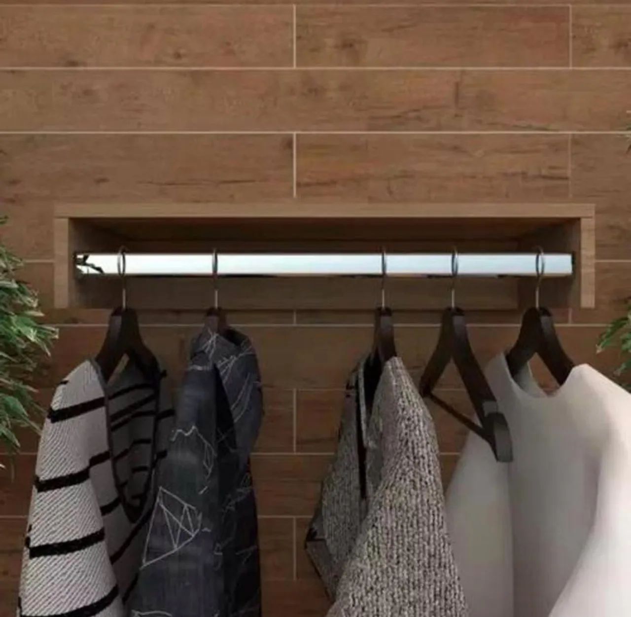 Arara/cabideiro de roupas 2 unidades  - Foto 2
