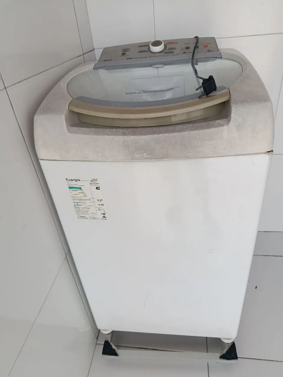Máquina de lavar roupa, usada. 