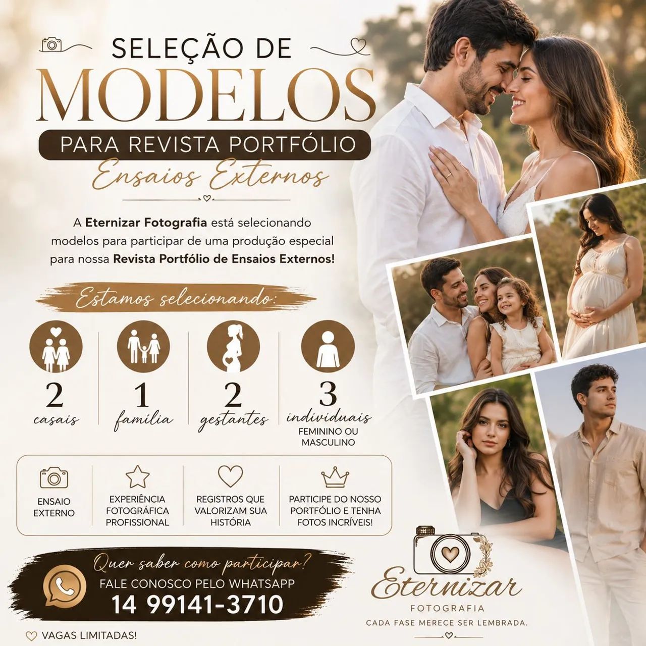 ENSAIO FOTOGRÁFICO EXTERNO 