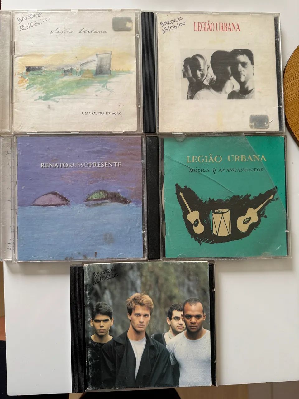 Coleção de discos legião urbana 