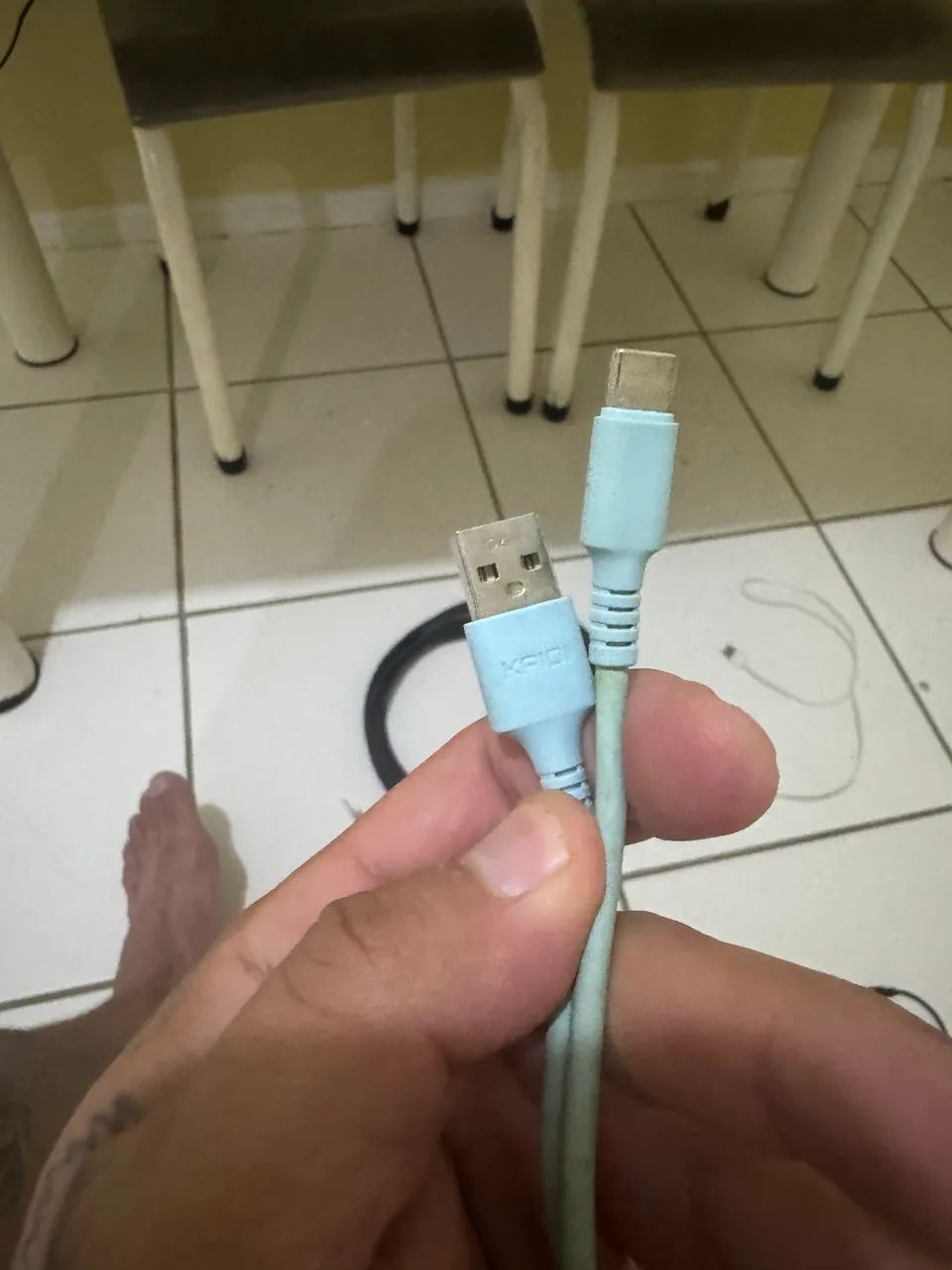 CABO ORIGINAL TIPO C PARA CARREGADOR DE SMARTPHONE 