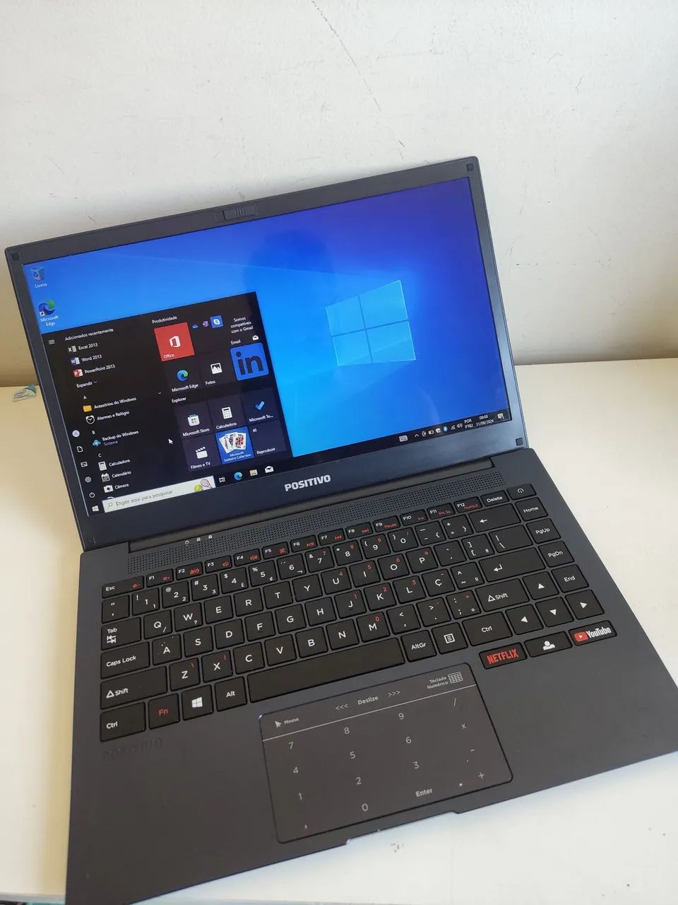 Notebook para estudos ou trabalho Intel Dual Core Bateria 3hs programas instalados 