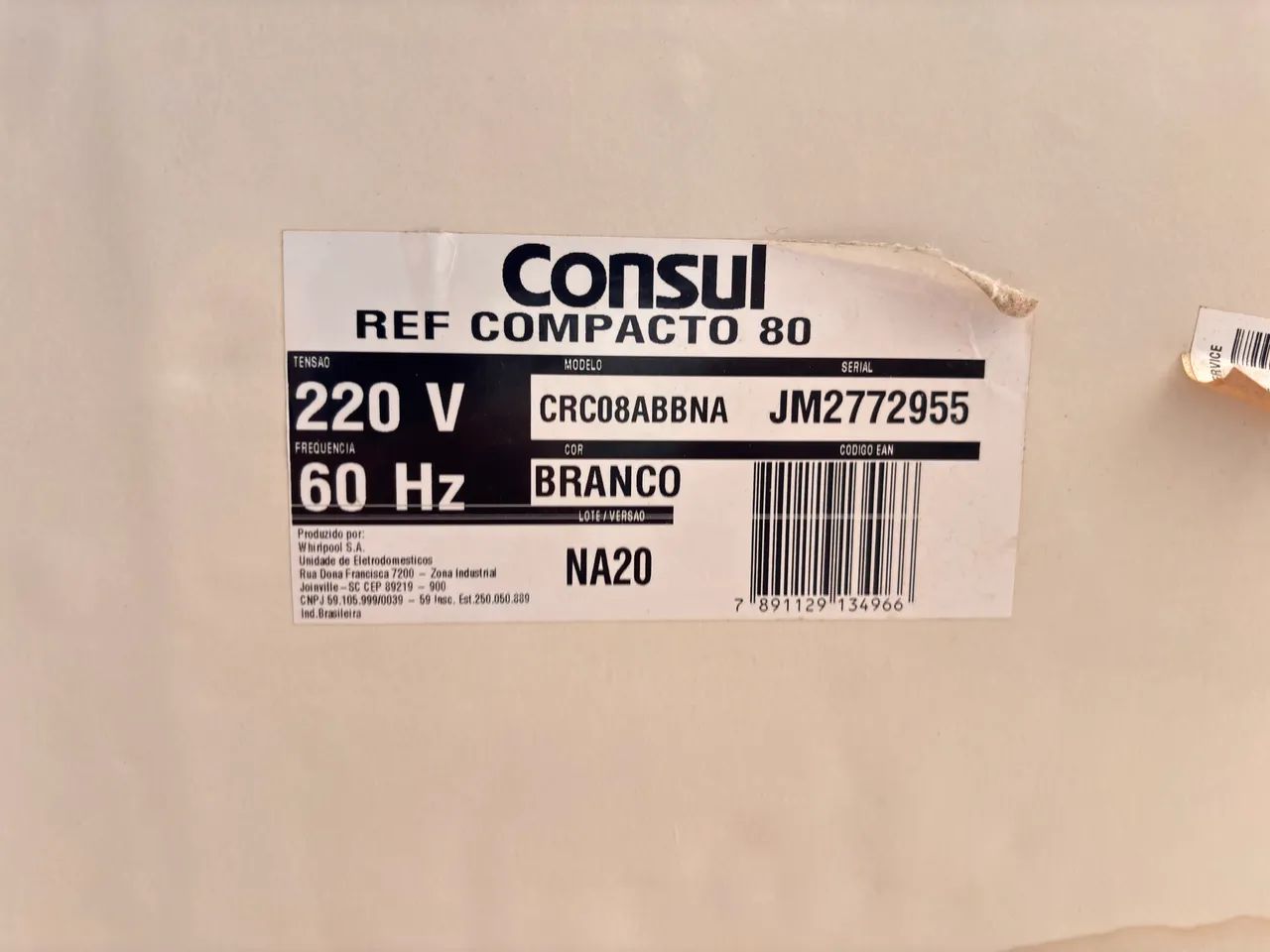 Frigobar Consul Compacto 80L - 220V - Funcionando - Foto 2