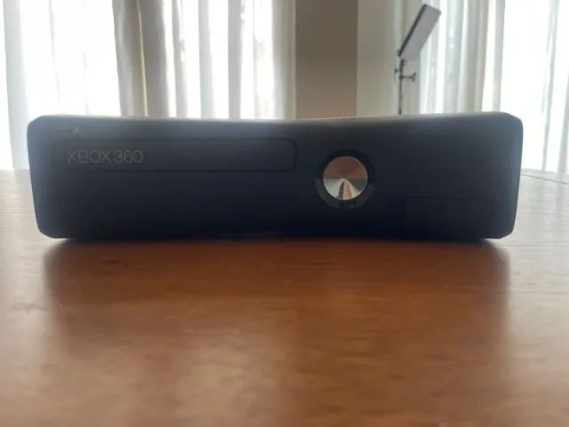 X BOX 360 slim preto  - Foto 3