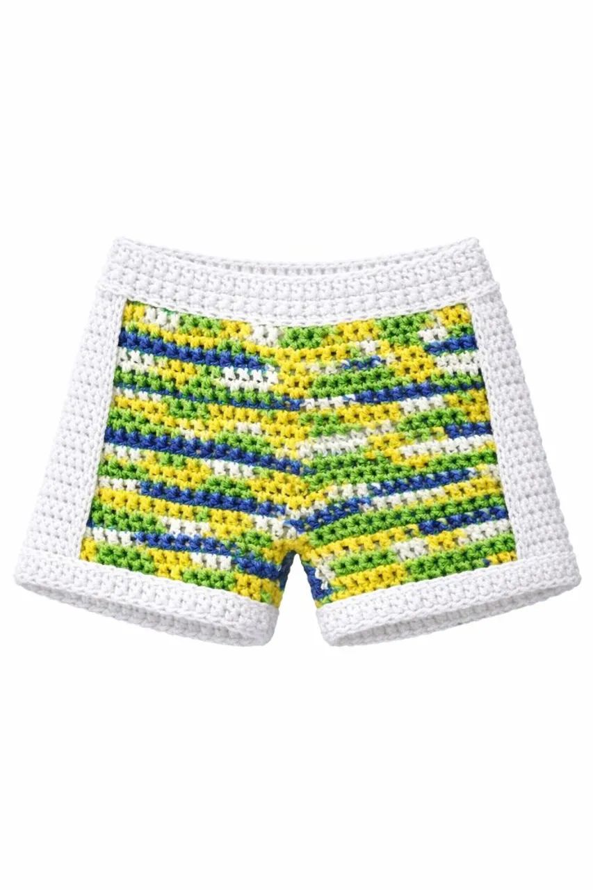 Short de crochê copa - Foto 3