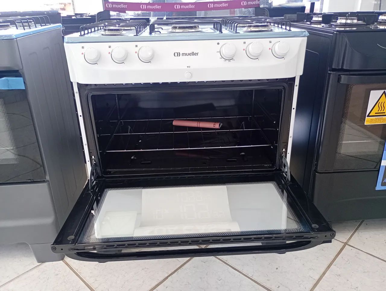 Fogão Mueller Mesa Inox 5 Bocas Automático  - Foto 4