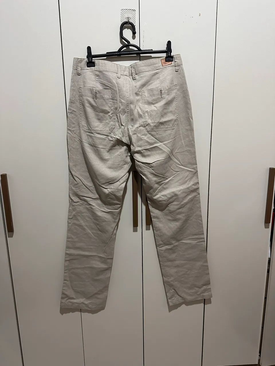 Calça masculina 42 linho algodão  - Foto 4