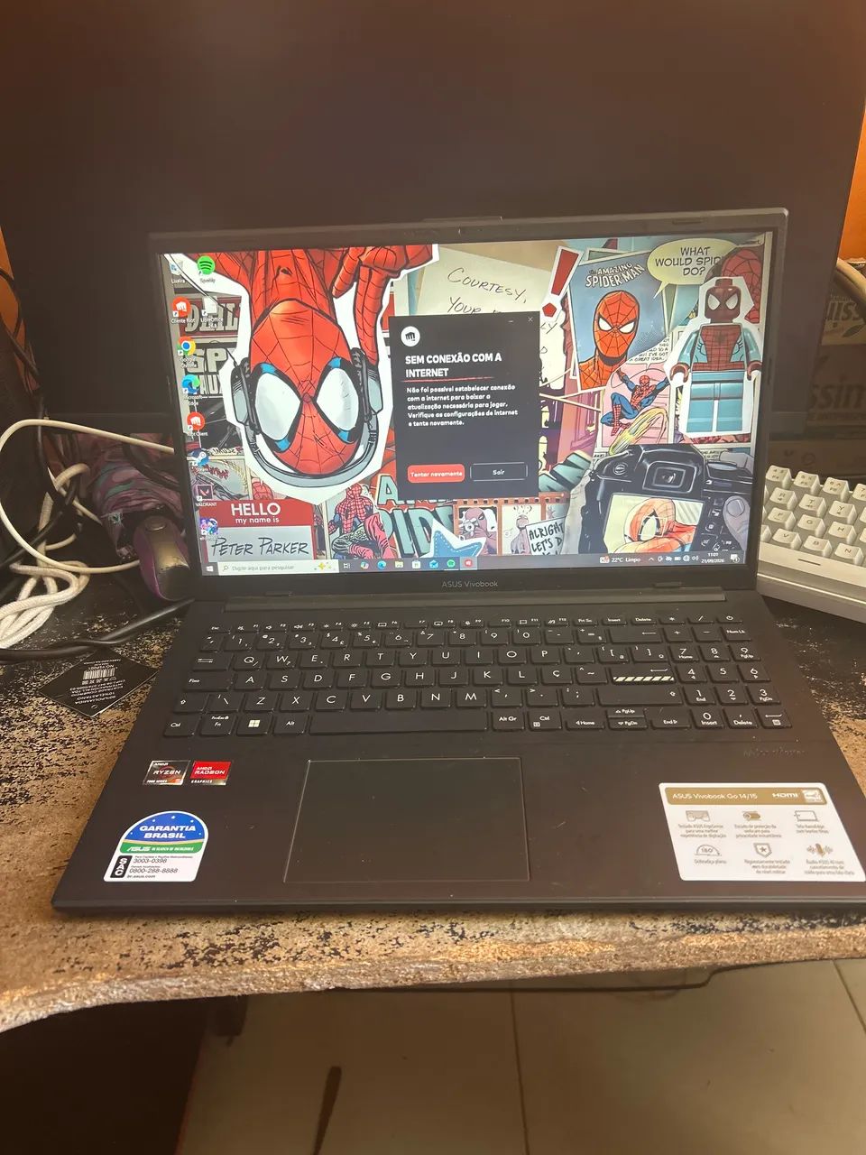 Notebook  ryzen 5 1 Tera