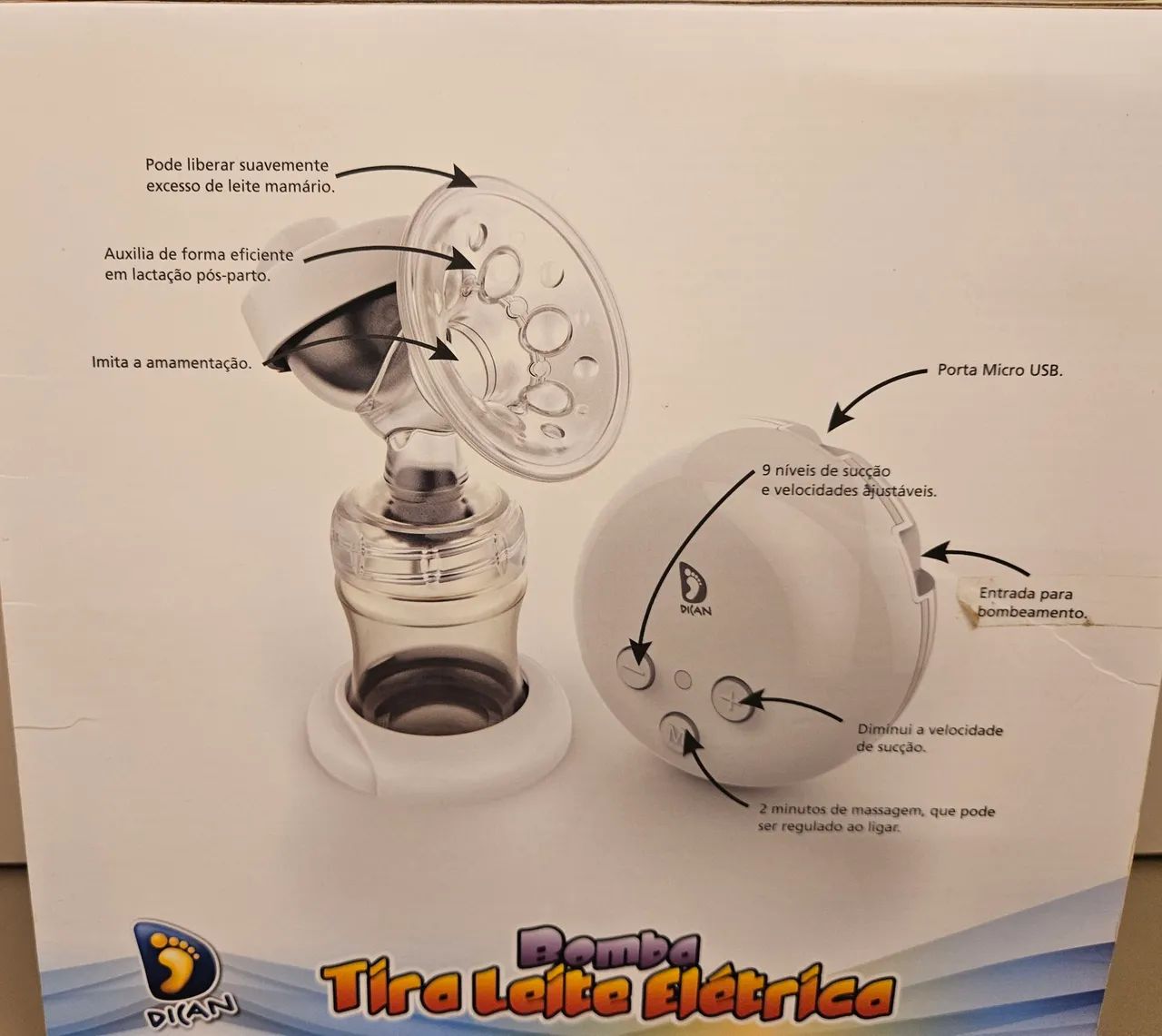 Bomba tira leite elétrica - Foto 2