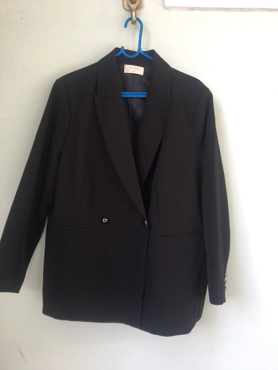 Blazer preto TAM 52 feminino  - Foto 4
