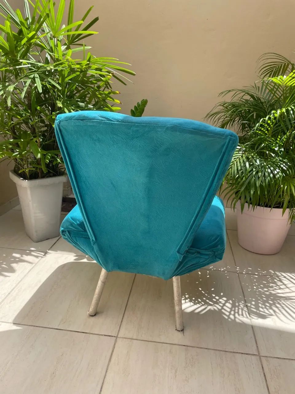 Poltrona Azul Turquesa (conservada) - Foto 2