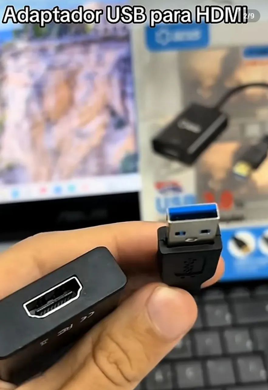 Adaptador conversor usb HDMI  - Foto 3