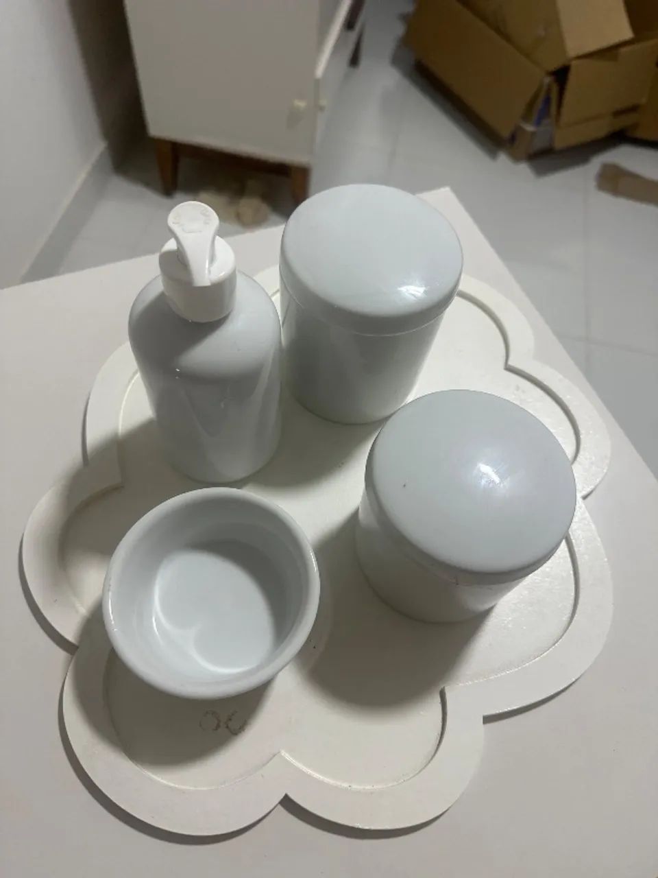 Kit maternidade porcelana e mdf - Foto 2
