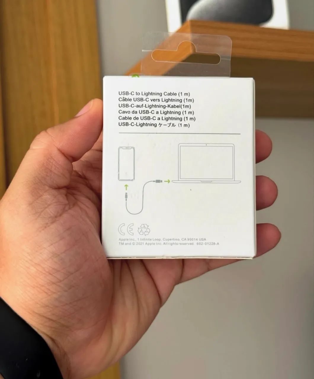 Cabo Carregador iPhone USB-C para Lightning  Carregamento e Dados  para Celular e iPad - Foto 2