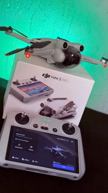 Drone DJI Mini 3 Pro + Controle DJI RC (Tela) - Foto 2