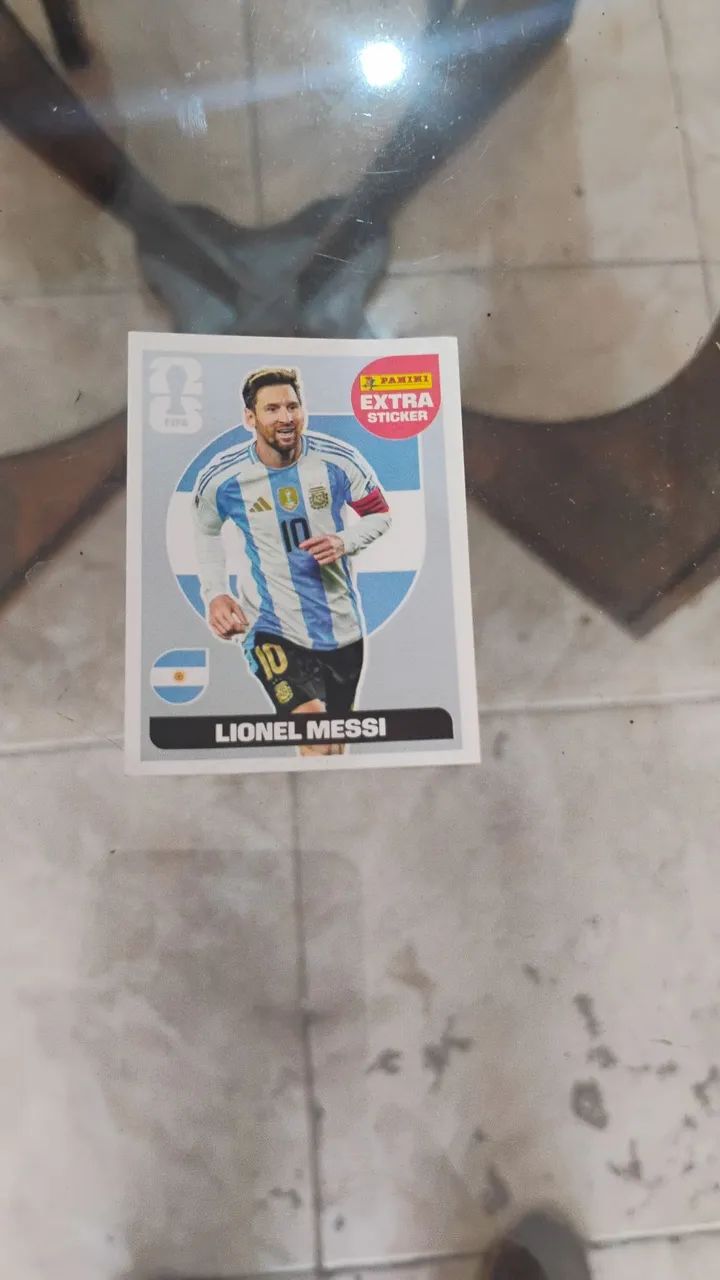 Figurinha  legend Messi prata 2026