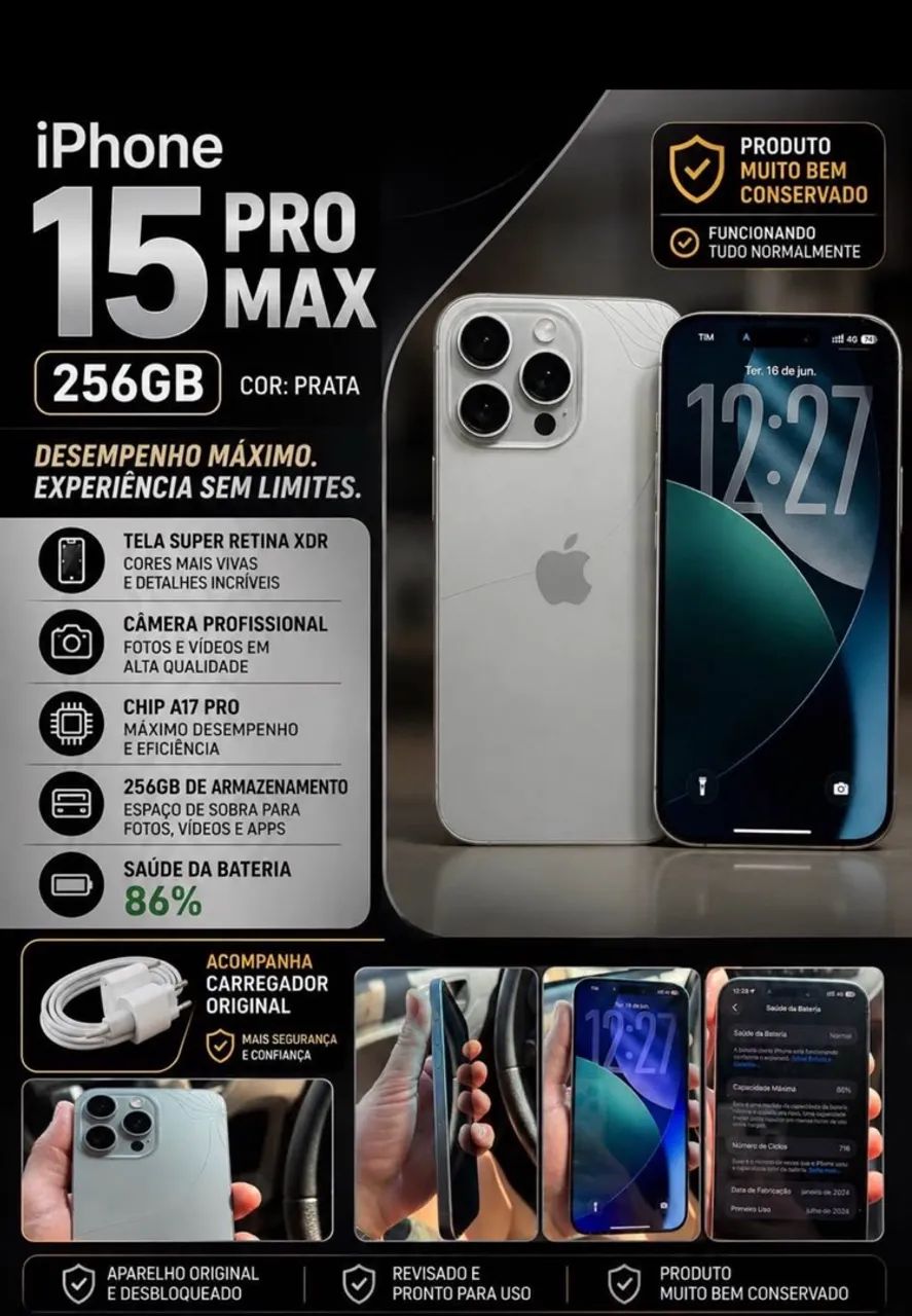 iPhone 15 pro Max 256gb
