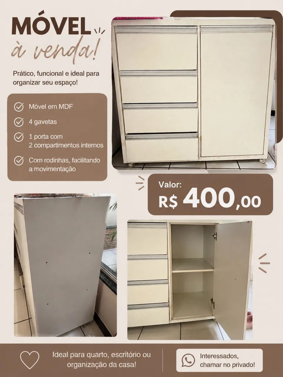 Móvel em mdf 
