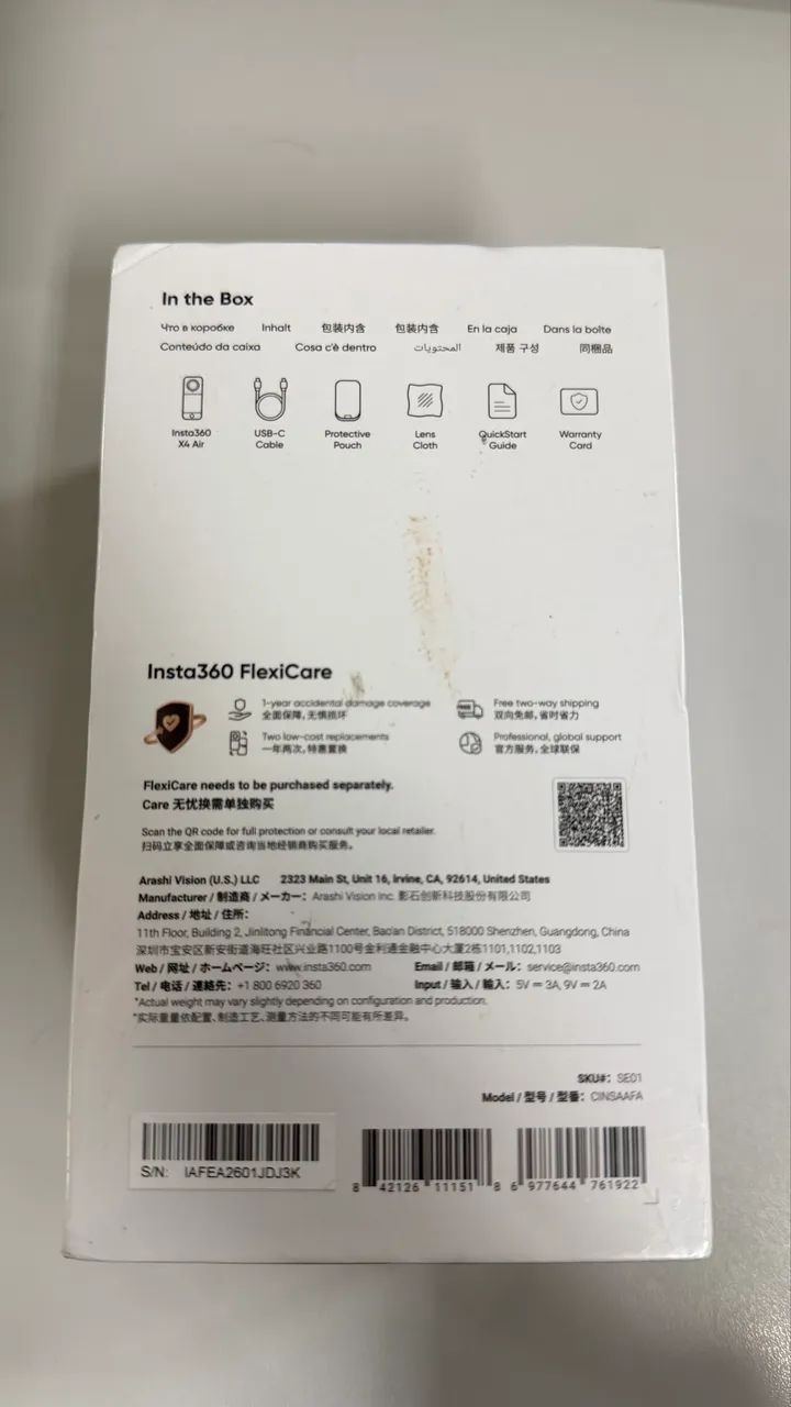 Insta360 x4 air NOVA - Foto 5