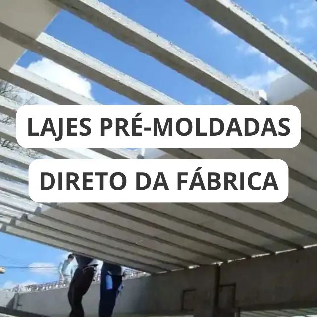 Laje direto da fábrica R$40 o m² 