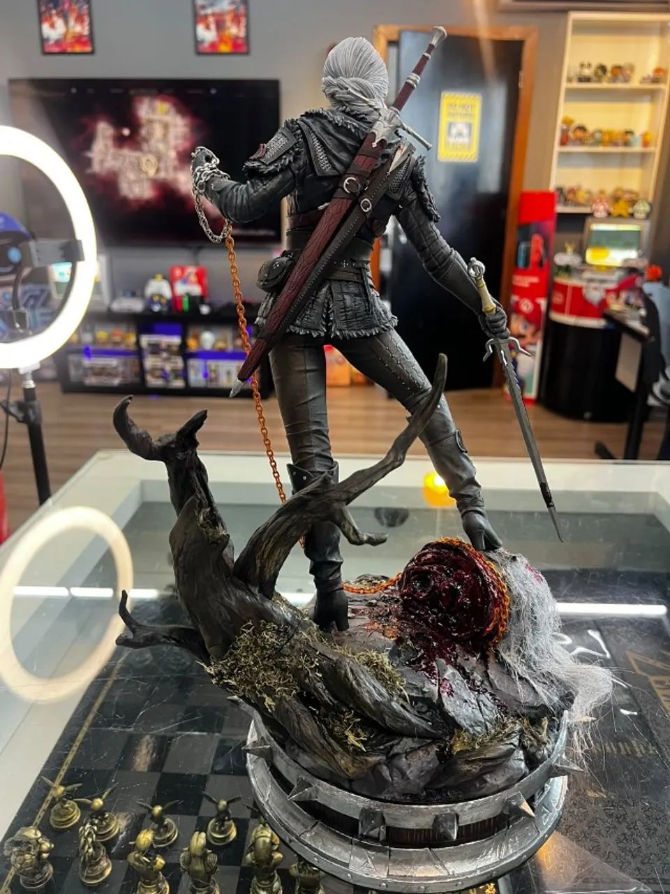 Estátua Ciri The Witcher 3 - Action Figure Colecionável - Foto 5
